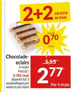 Intermarché Chocolade eclairs aanbieding