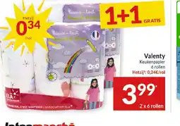 Intermarché Valenty Keukenpapier 6 rollen aanbieding