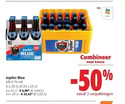 Colruyt Jupiler Blue 6x25 cl aanbieding
