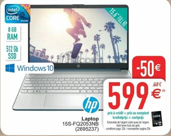 Hp Laptop 15S-FQ2053NB