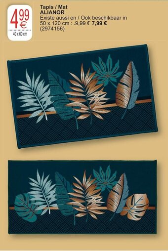 Cora Tapis/Mat Alianor aanbieding