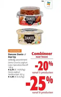 Colruyt Danone Danio of Dan'Up aanbieding