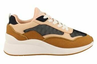 Berca Shoes Vero Moda Veterschoen Dames Chunky Trend Mesh - Roze aanbieding