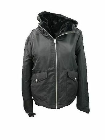 Only Mantel Only Omkeerbare Vest - Zwart
