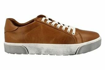 Berca Shoes Andrea Conti Veterschoen Heren Super Comfort Volledig Leder - Cognac aanbieding
