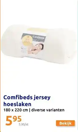 Action Comfibeds jersey hoeslaken aanbieding