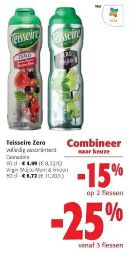Colruyt Teisseire Zero Grenadine aanbieding