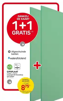 Brico GIPSPLAAT aanbieding