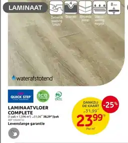 Brico LAMINAATVLOER COMPLETE aanbieding