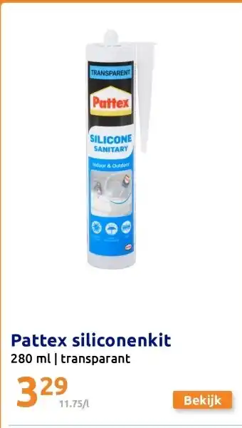 Action Pattex siliconenkit aanbieding