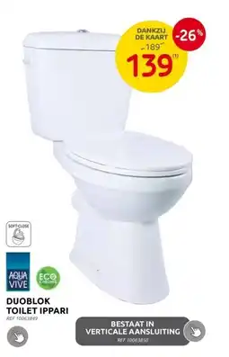 Brico DUOBLOK TOILET IPPARI aanbieding