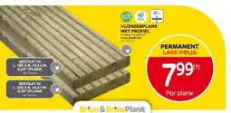 Brico VLONDERPLANK MET PROFIEL aanbieding