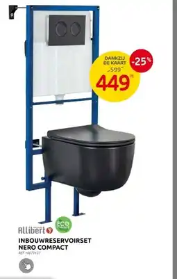 Brico INBOUWRESERVOIRSET NERO COMPACT aanbieding