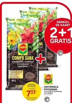 Brico UNIVERSELE POTGROND aanbieding