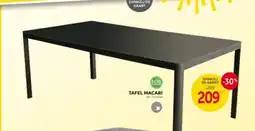 Brico TAFEL MACARI aanbieding