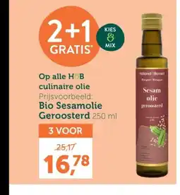 Holland & Barrett Bio Sesamolie Geroosterd aanbieding