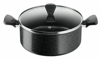 Makro Tefal Kookpot Brut Ø 24 cm zwart aanbieding