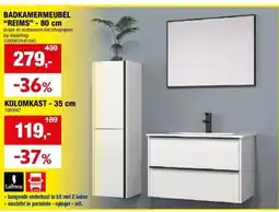 Hubo BADKAMERMEUBEL “REIMS” - 80 cm aanbieding