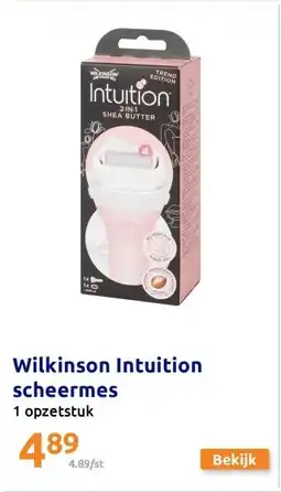 Action Wilkinson Intuition scheermes aanbieding