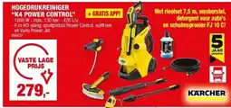 Hubo HOGEDRUKREINIGER “K4 POWER CONTROL” aanbieding