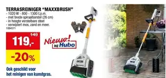 Hubo TERRASREINIGER “MAXXBRUSH” aanbieding