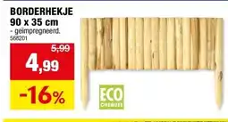 Hubo BORDERHEKJE 90 x 35 cm aanbieding