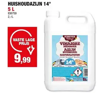 Hubo HUISHOUDAZIJN 14° aanbieding