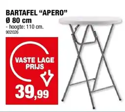Hubo BARTAFEL “APERO” Ø 80 cm aanbieding