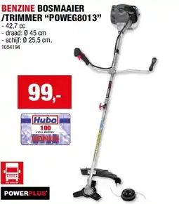 Hubo BENZINE BOSMAAIER /TRIMMER “POWEG8013” aanbieding