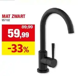 Hubo MAT ZWART aanbieding