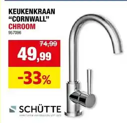 Hubo KEUKENKRAAN “CORNWALL” CHROOM aanbieding