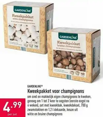 ALDI Kweekpakket voor champignons aanbieding