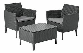 Dreamland Keter Allibert balkonset Salemo Graphite aanbieding