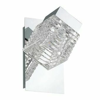 Zelfbouwmarkt Wandspot In Staal Met Klaar Glas aanbieding