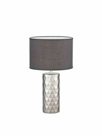 Zelfbouwmarkt Tafellamp 1x E27 Max.40w - Zilver/grijs aanbieding