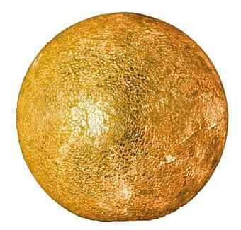 Zelfbouwmarkt Tafellamp Glas Goud Diam20cm aanbieding
