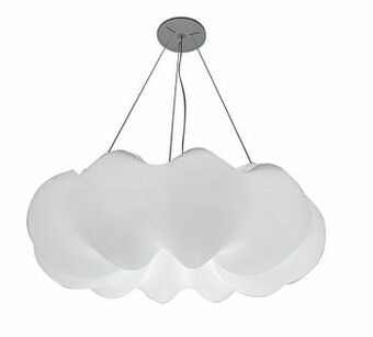Zelfbouwmarkt Hanglamp Wolk Rond Wit 45 Cm Diameter aanbieding