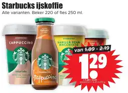 Starbucks ijskoffie 220 of fles 250 ml
