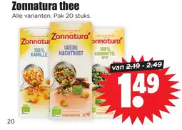 Dirk Zonnatura thee aanbieding