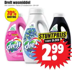 Dirk Dreft wasmiddel aanbieding