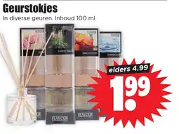 Geurstokjes inhoud 100ml