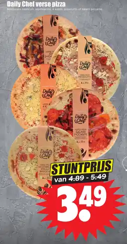 Dirk Daily chef verse pizza aanbieding