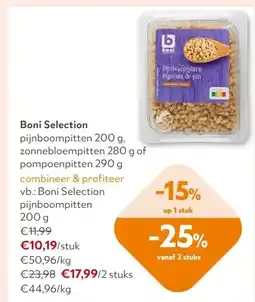 OKay Boni Selection pijnboompitten 200 g aanbieding