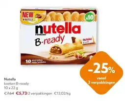 Nutella koeken B-ready