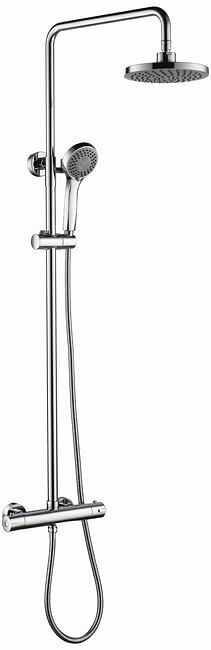 Zelfbouwmarkt Doucheset Thermostatisch Homer Met Cooltouch Chroom aanbieding