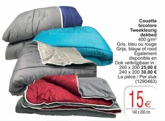 Cora Couette bicolore Tweekleurig dekbed aanbieding
