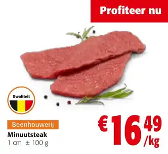 Colruyt Minuutsteak aanbieding