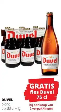 Spar DUVEL blond 6 x 33 cl + lg. aanbieding