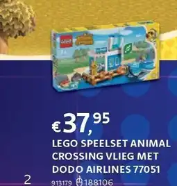 Dreamland LEGO SPEELSET ANIMAL CROSSING VLIEG MET DODO AIRLINES 77051 aanbieding