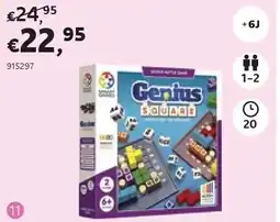 Dreamland SMARTGAMES SPEL GENIUS SQUARE aanbieding